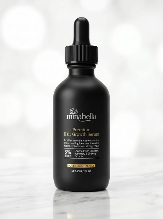 Premium Hair Growth Serum – 5% Biotin, Collagen & Rosemary | 60ml