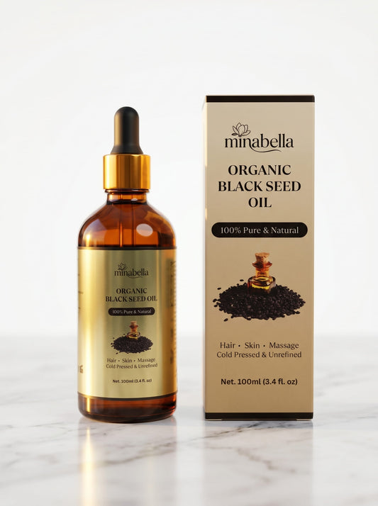 Organic Black Seed Oil – 100% Pure Cold Pressed | Hair, Skin & Wellness | 100ml